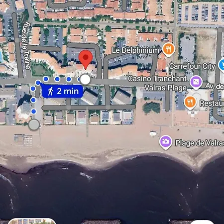 Le Sirocco - Parking - Terrasse - Acces Valras-Plage