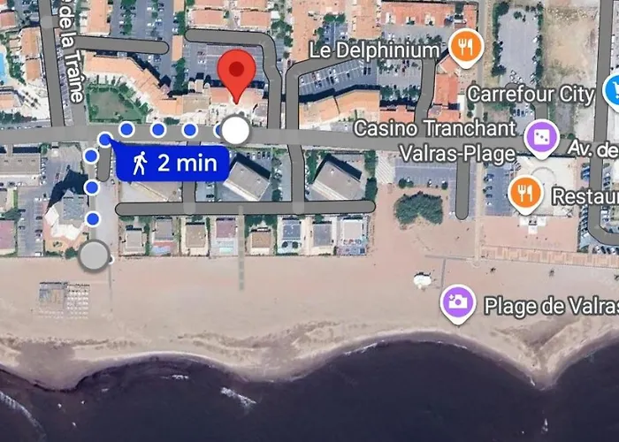 Le Sirocco - Parking - Terrasse - Acces Valras-Plage
